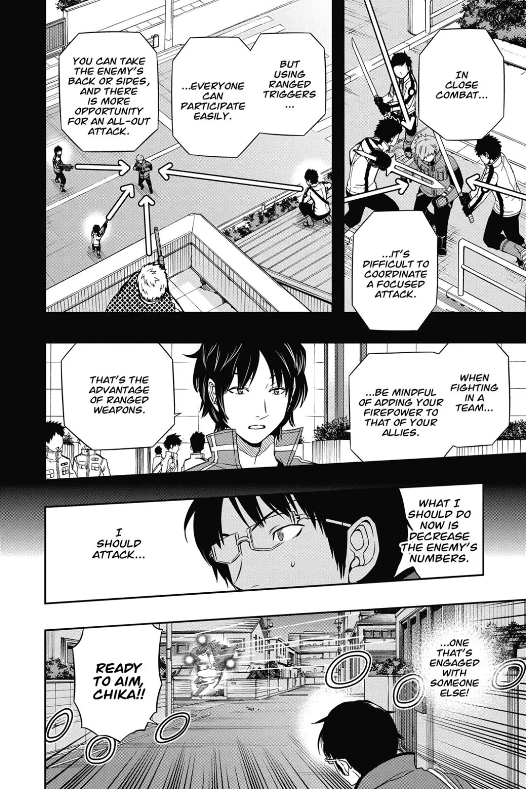 World Trigger color chapter 67 page 14