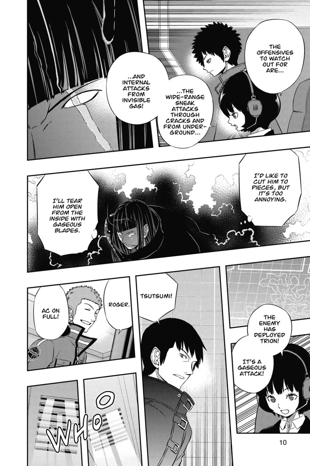 World Trigger color chapter 71 page 9