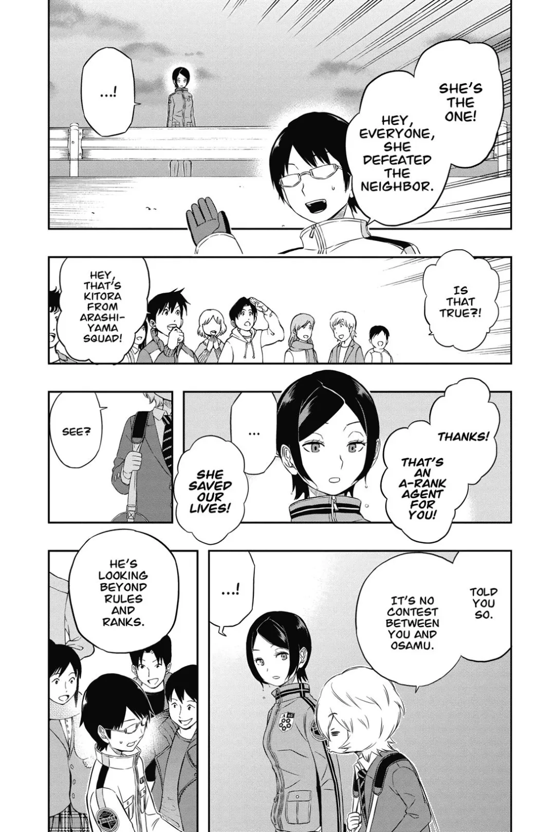 World Trigger color chapter 9 page 14