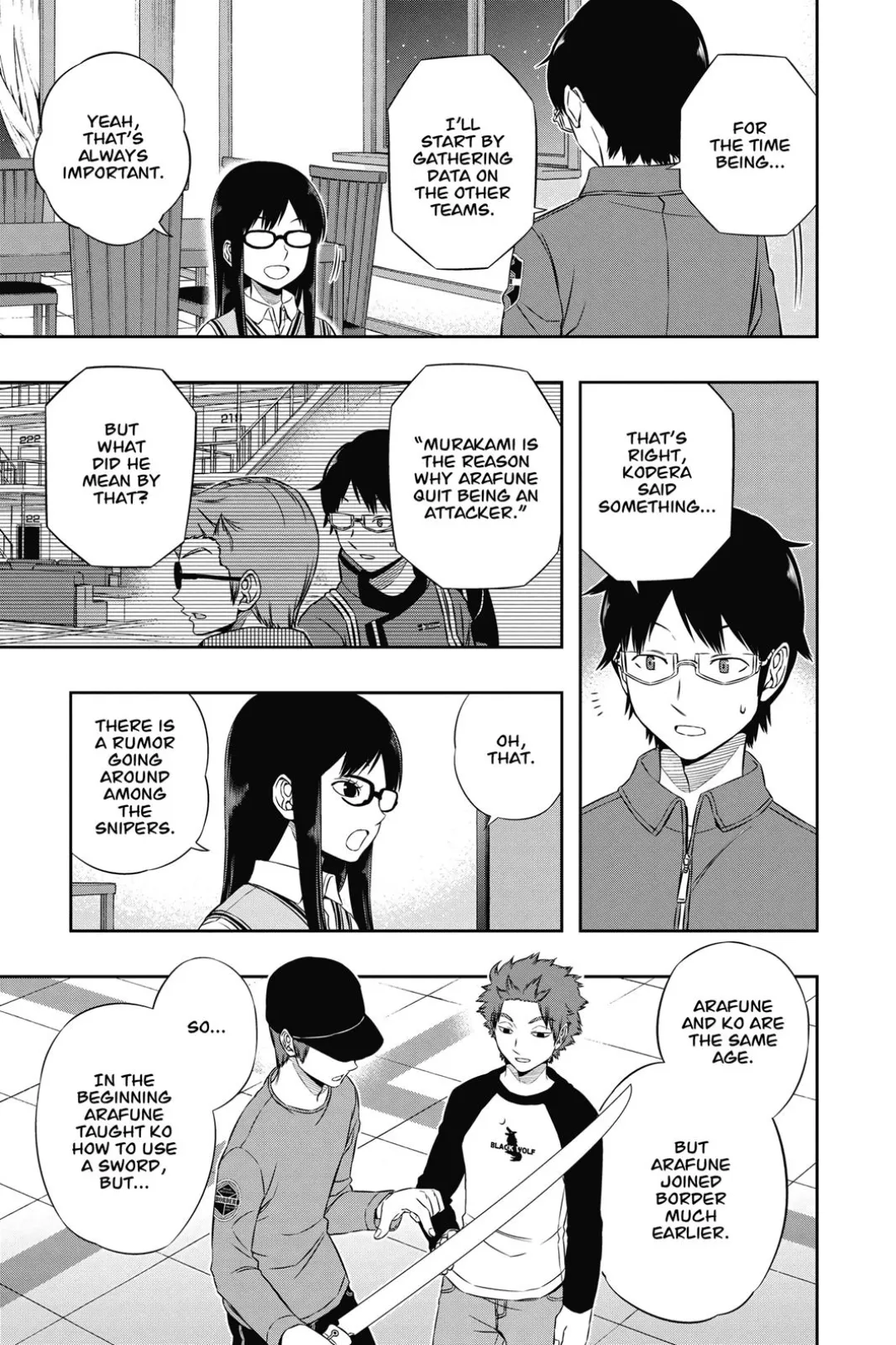 World Trigger color chapter 94 page 5