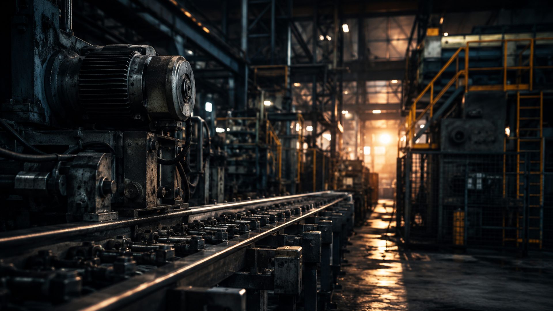 Industrial machinery and conveyor line