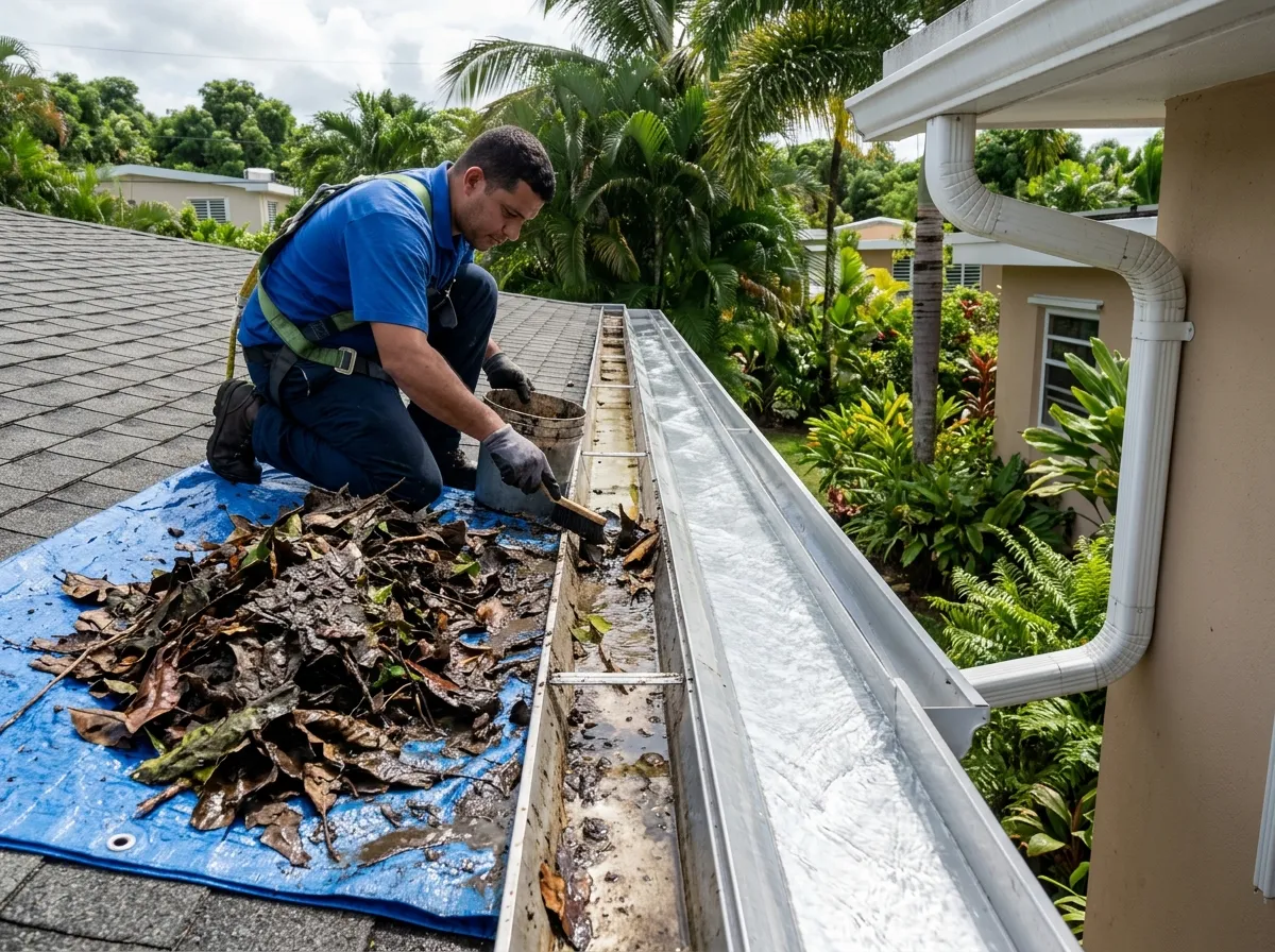 Limpieza de techos y canaletas — Añasco, Puerto Rico