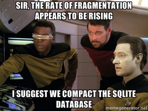 SQLite meme showing its limitations