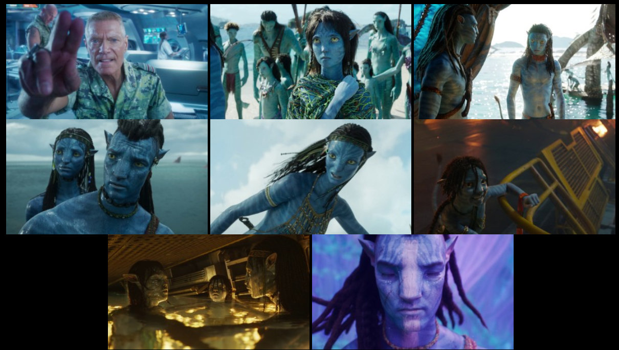 Avatar: The Way of Water (2022) iMAX WEB-DL [Hindi (ORG 5.1) & English] 1080p 720p & 480p Dual Audio [x264/10Bit HEVC] | Full Movie screenshots