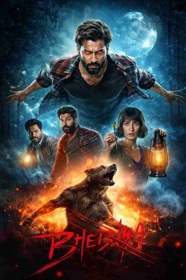 Bhediya (2022) WEB-DL [Hindi DD5.1] 1080p 720p & 480p [x264/HEVC] | Full Movie (2022) Download - Comedy, Horror, Fantasy