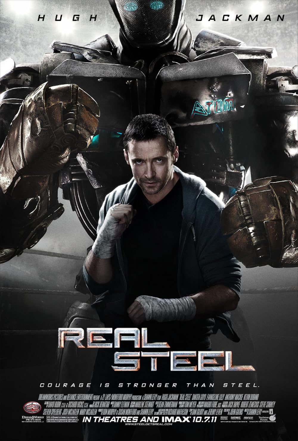 Real Steel (2011) BluRay [Hindi DD5.1 & English] Dual Audio 1080p & 720p & 480p x264 HD | Full Movie (2011) Download - Sci-Fi, Action, Drama