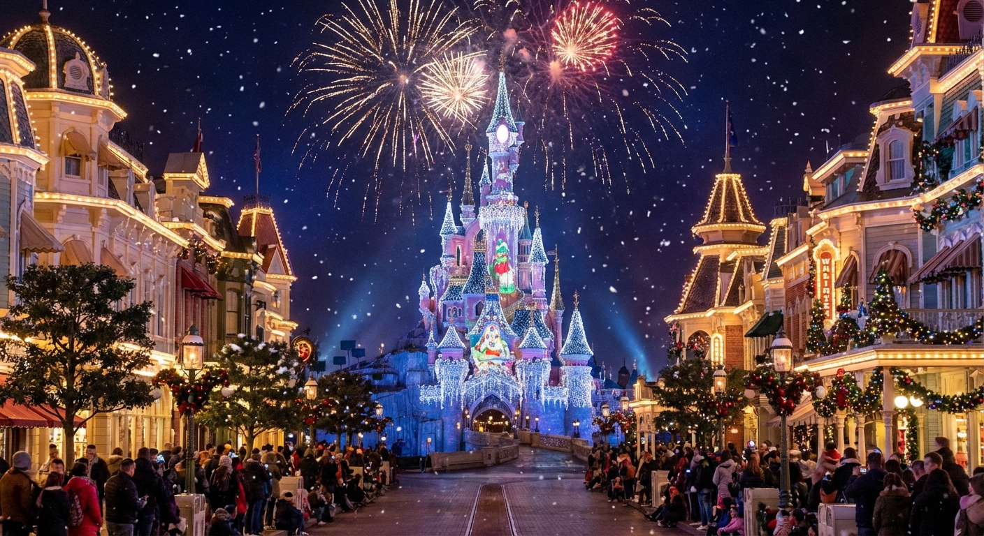 Disneyland París invierno vs verano