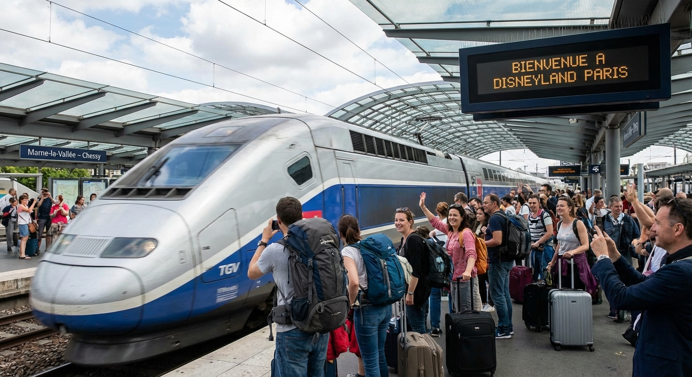 Disneyland París en tren