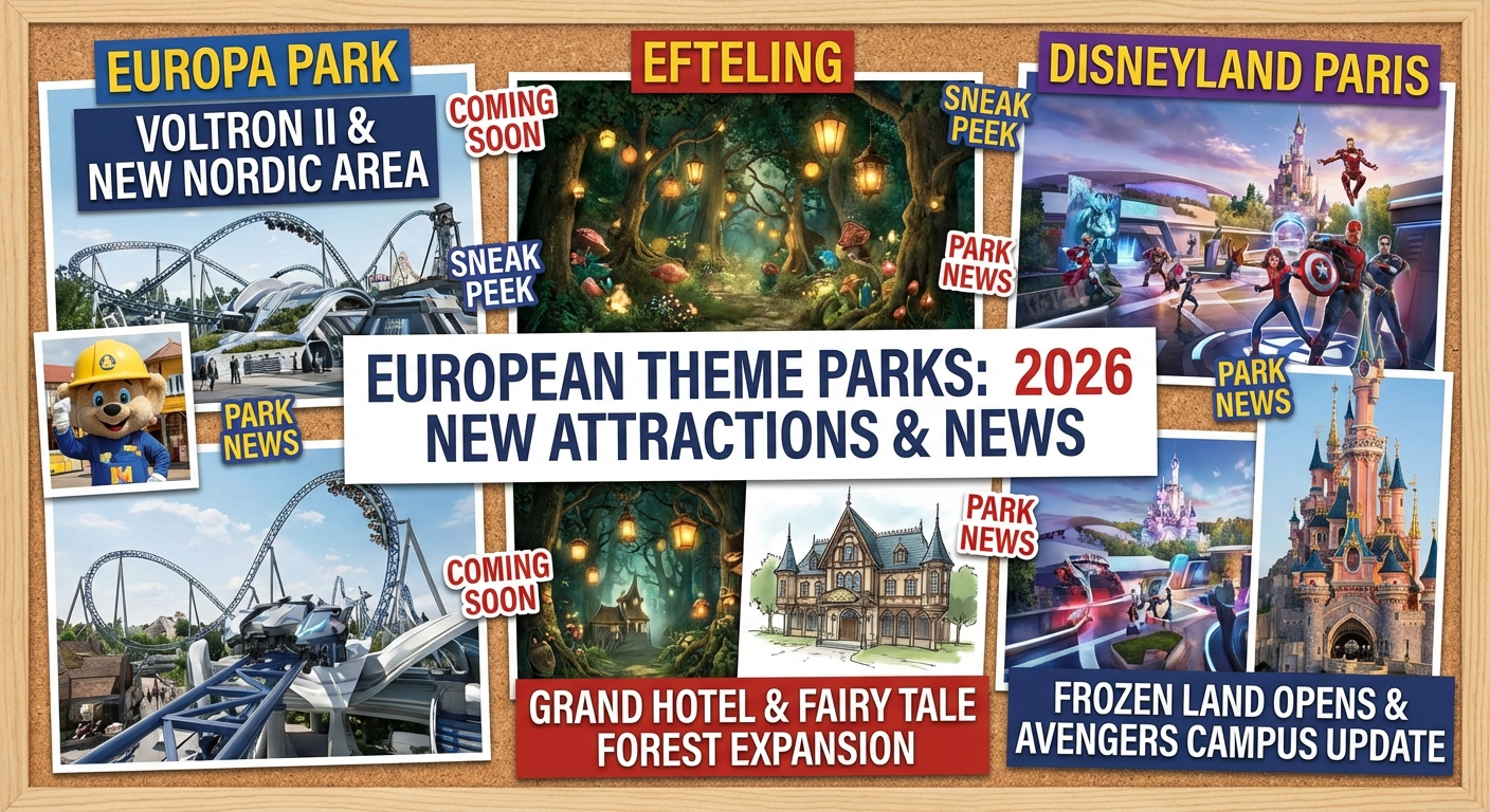 Novedades parques Europa 2026