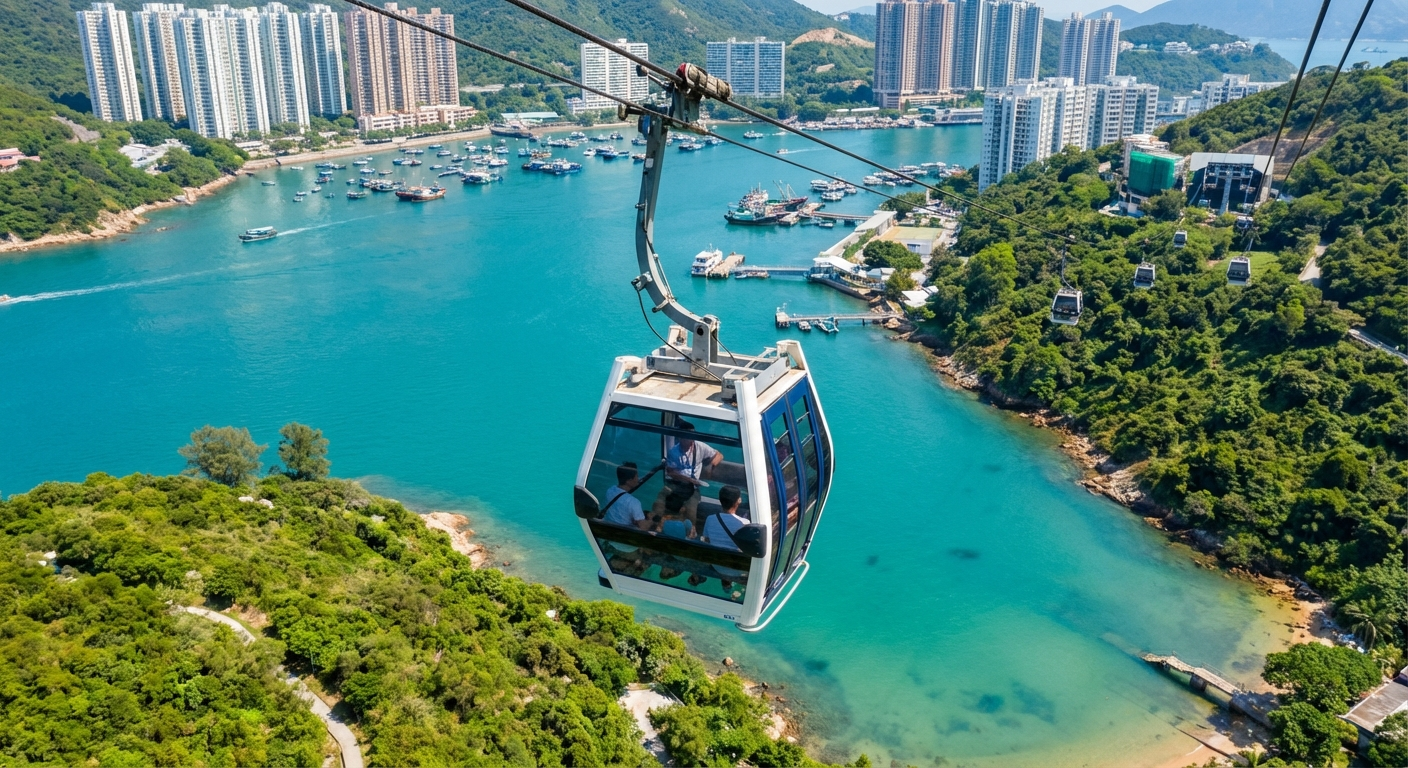 Cable car Ocean Park Hong Kong