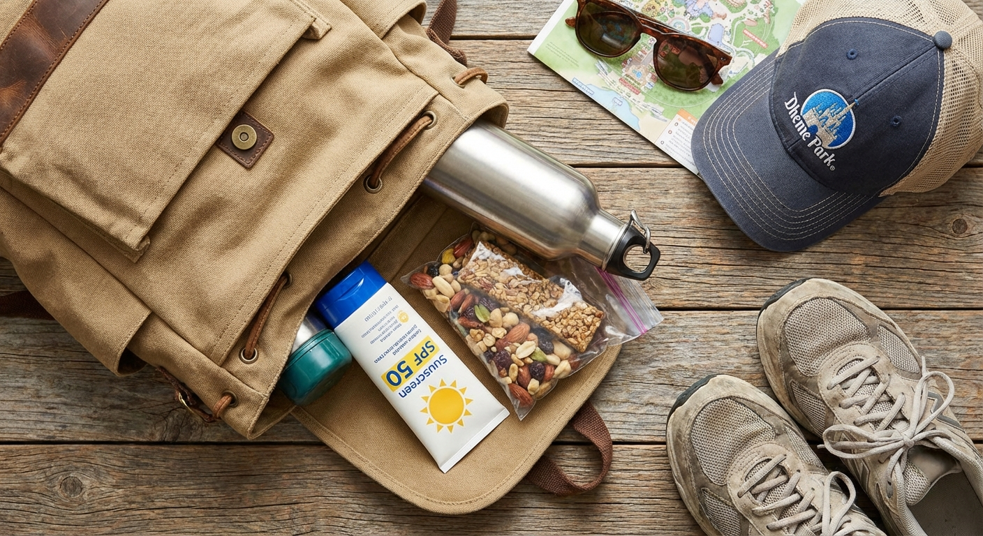 Qué llevar a un parque temático