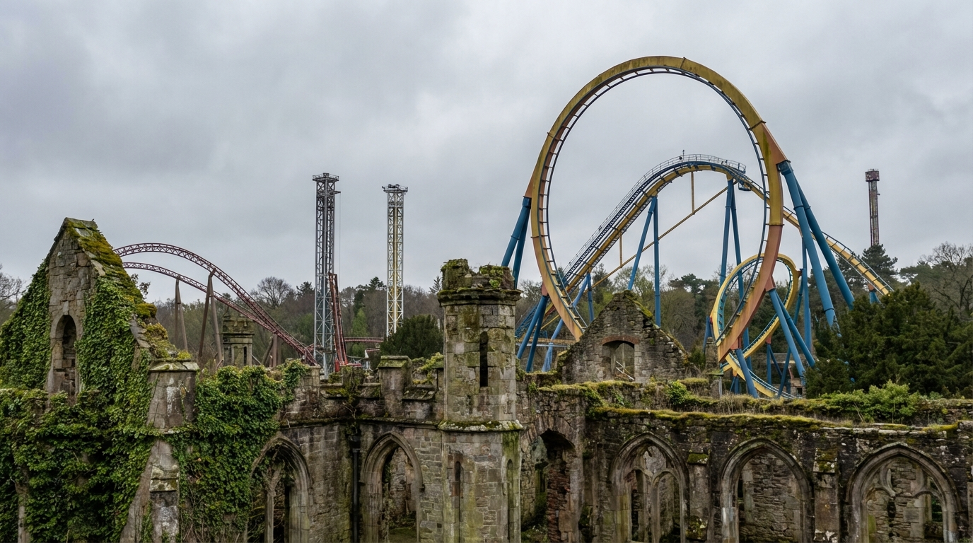 Ruinas castillo Alton Towers