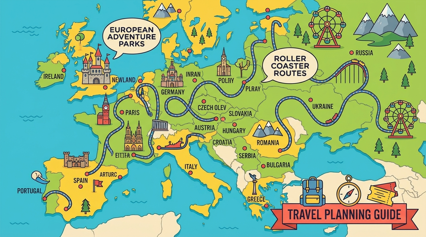 Mapa parques Europa