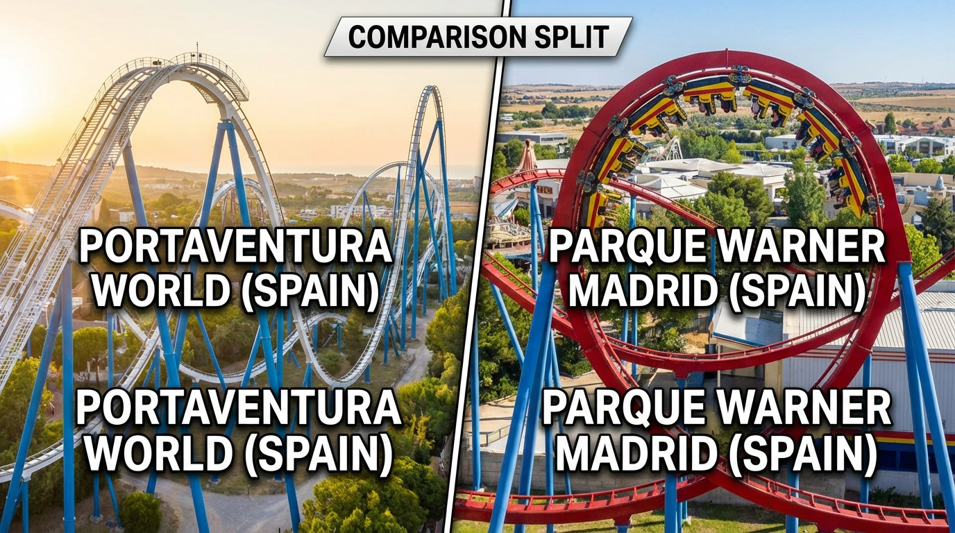 PortAventura vs Warner comparativa