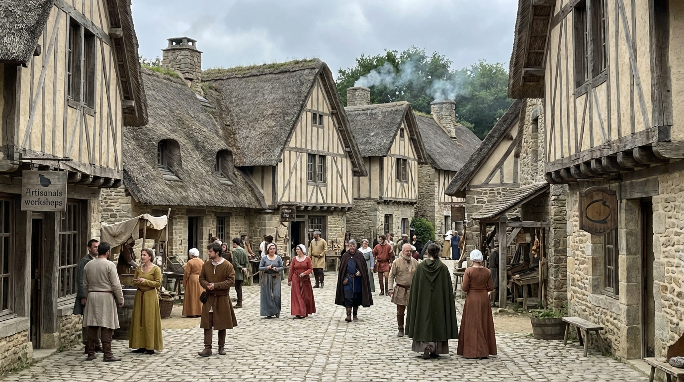 Aldea medieval Puy du Fou