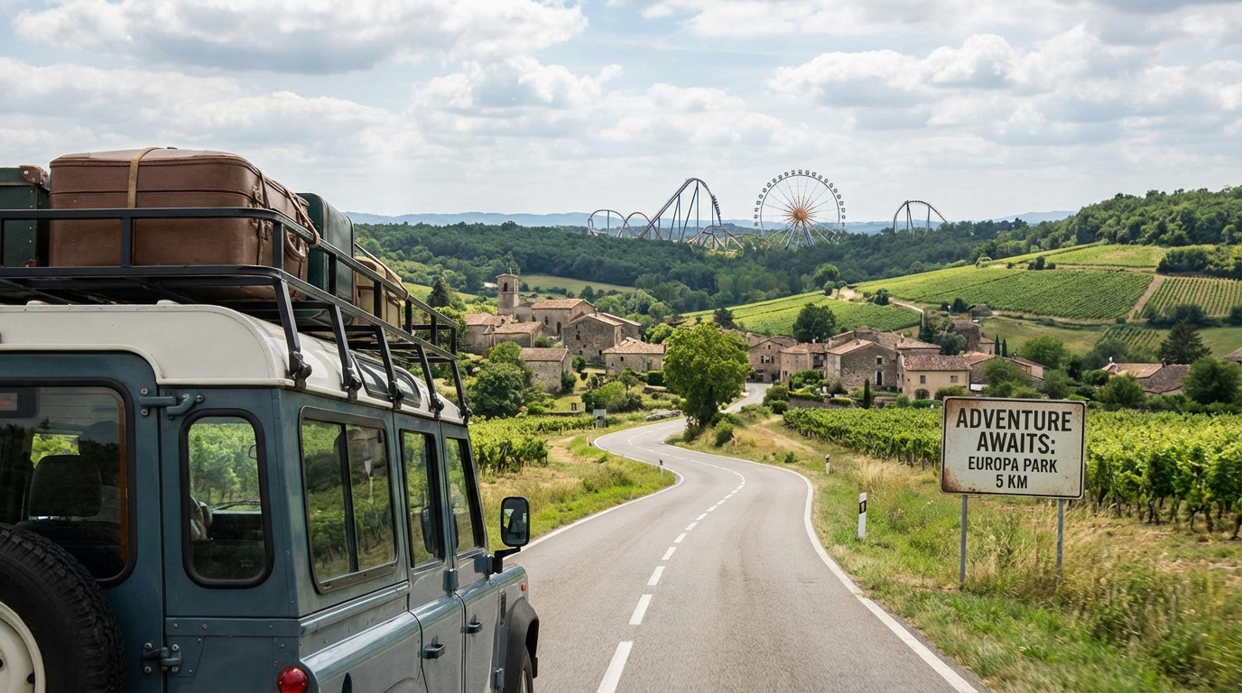 Road trip coche Europa parques