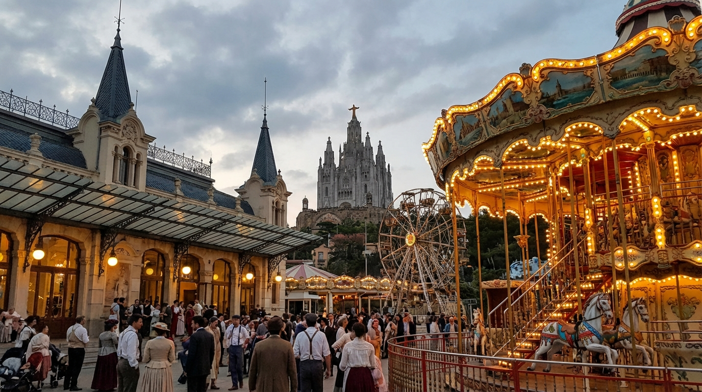 Tibidabo arquitectura Belle Époque