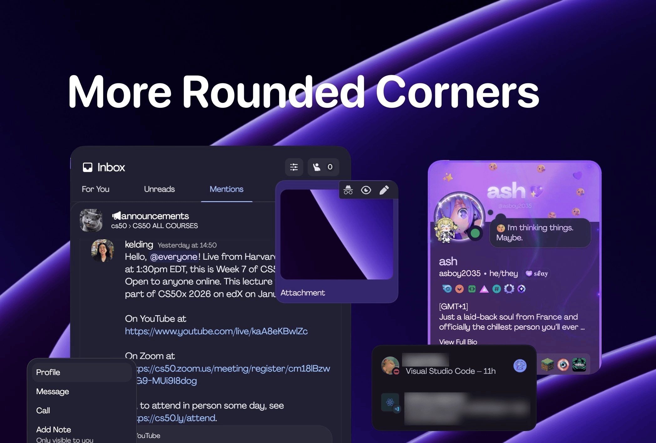 More Rounded Corners