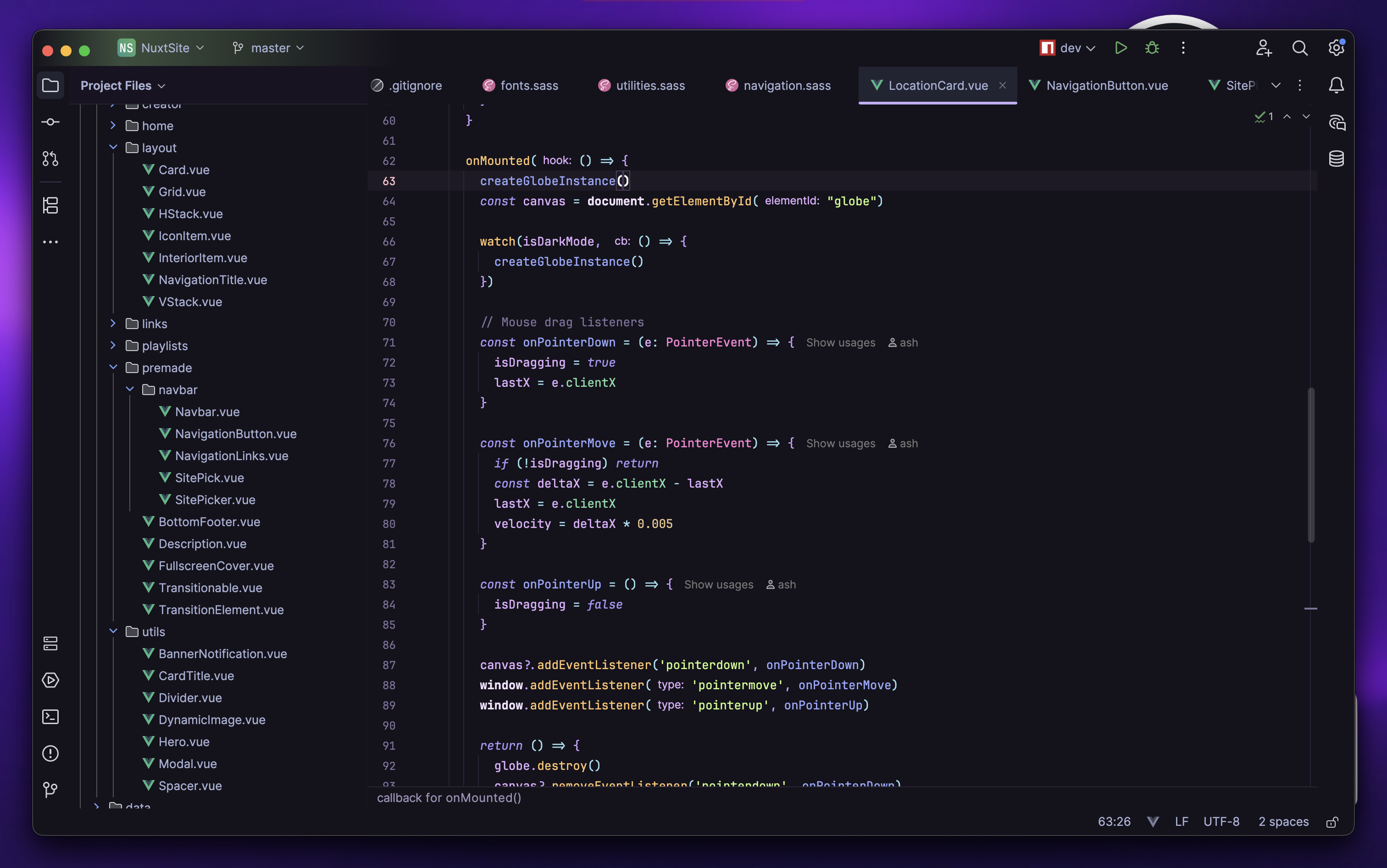 Dark mode