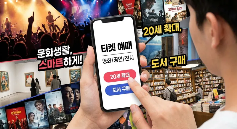 청년문화예술패스로 공연 티켓을 예매하는 모습