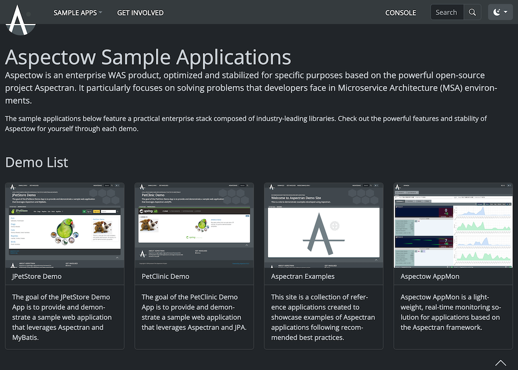 Aspectow Demo