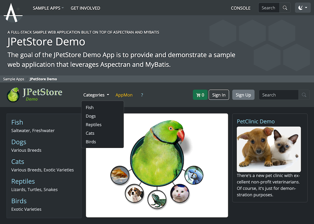 JPetStore Demo
