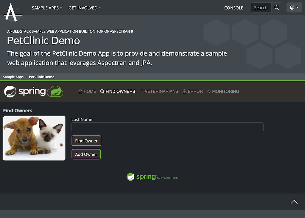 PetClinic Demo