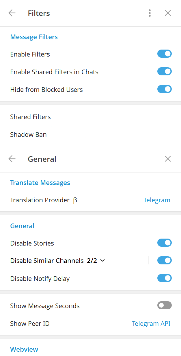 Message Filters