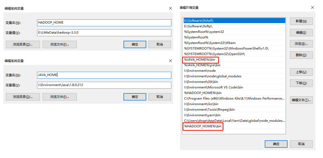 environment variables