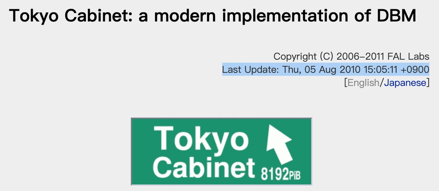 Tokyo Cabinet