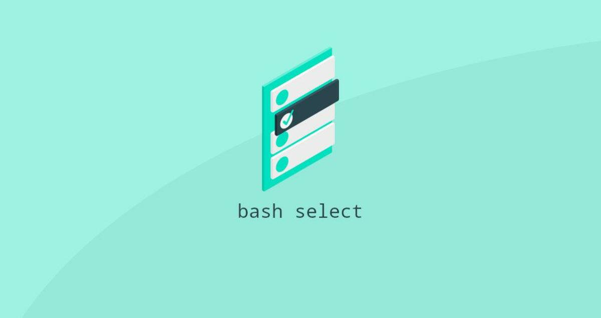 Bash Select Menu Example