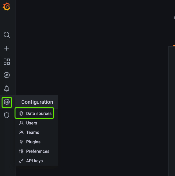grafana data Sources