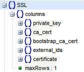 SSL Table Structure