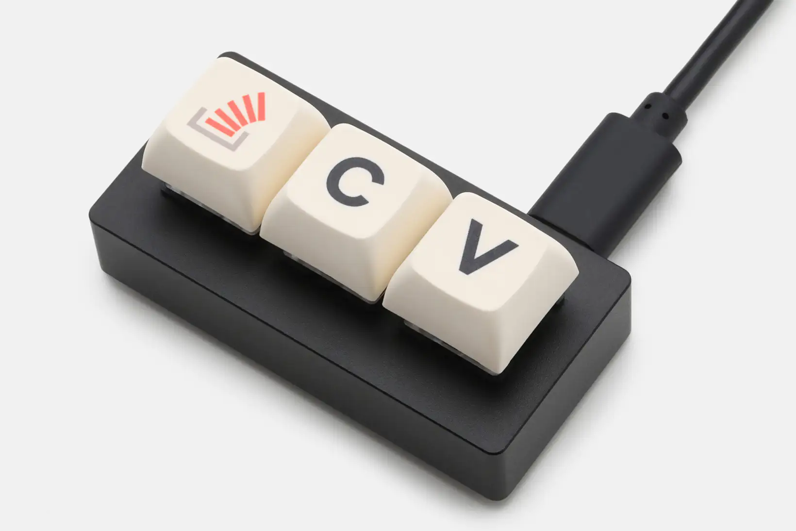 keyboard with only Ctrl, C, and V