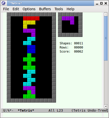 Play Tetris in Emacs