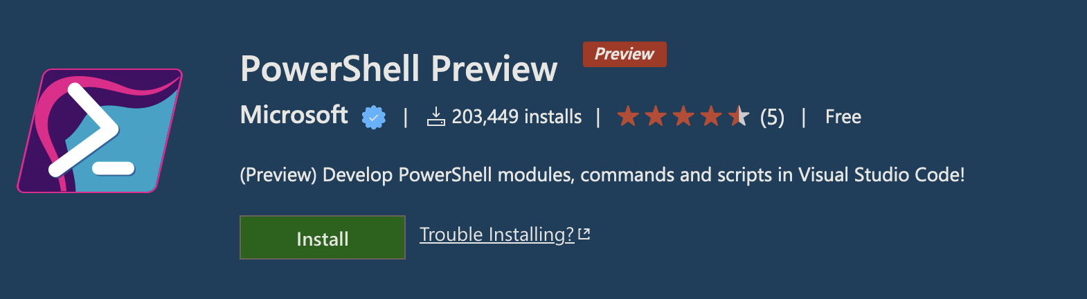 PowerShell Preview