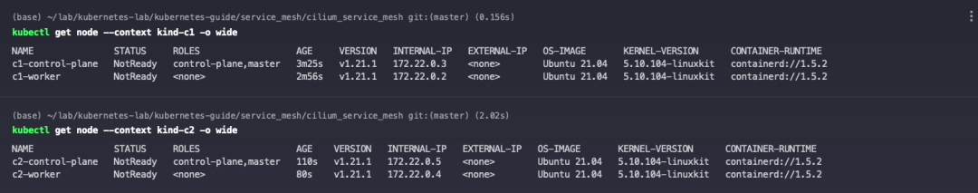 kubectl get node