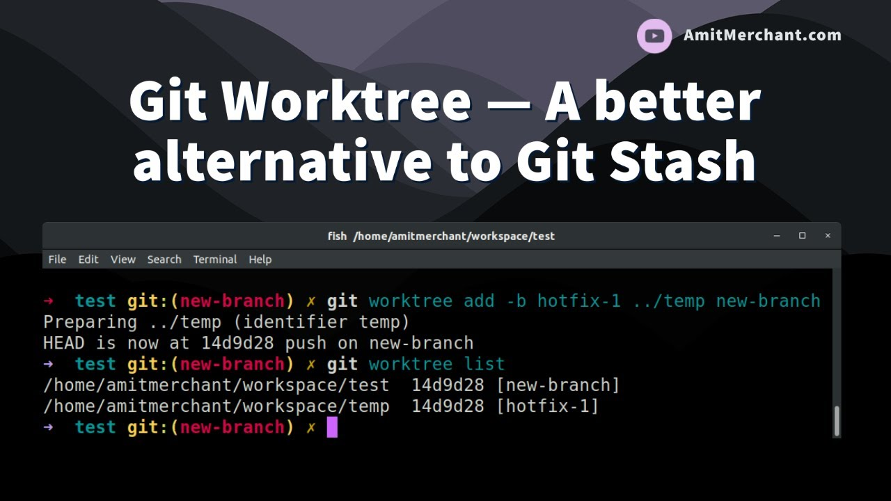 git worktree