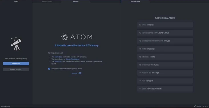 Atom text editor