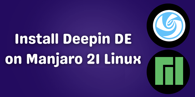 Deepin desktop version of the Manjaro