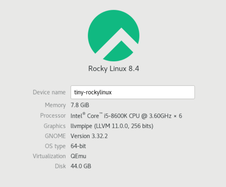 Rockylinux Installation