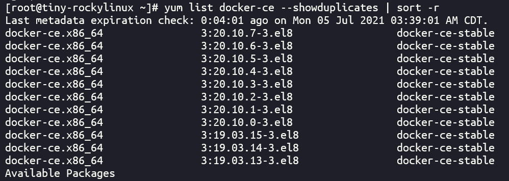 docker source