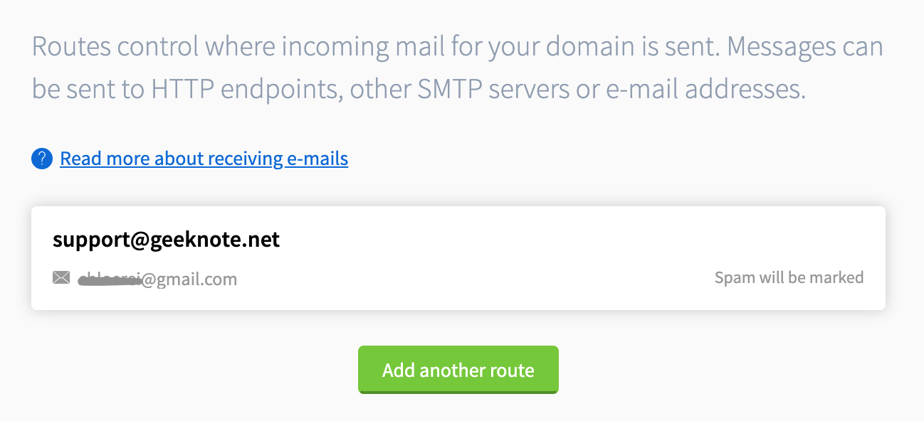 Setting up inbound routing