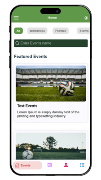 Event Management App Development