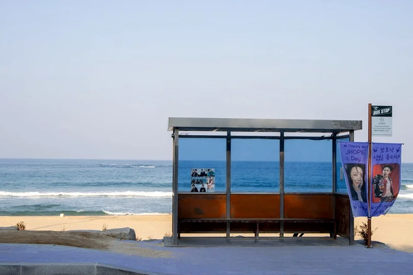 alt - 주문진 BTS Bus Stop: Architectural Reverie on Korea's East Coast for the 2026 Season