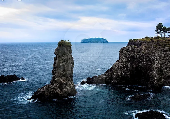 荒々しい奇岩が立ち並ぶ海岸線 - 西帰浦外ドルゲ：済州の絶景を巡るハイエンドガイド