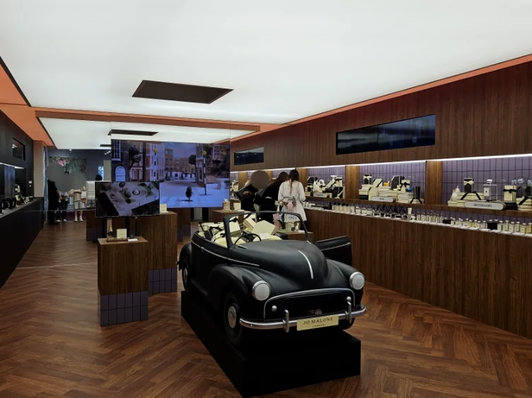 A physical signboard providing program details and visitor instructions at the venue - Inside Salon de R.LUX: The Pinnacle of Seongsu-dong's Luxury Lifestyle Pop-up