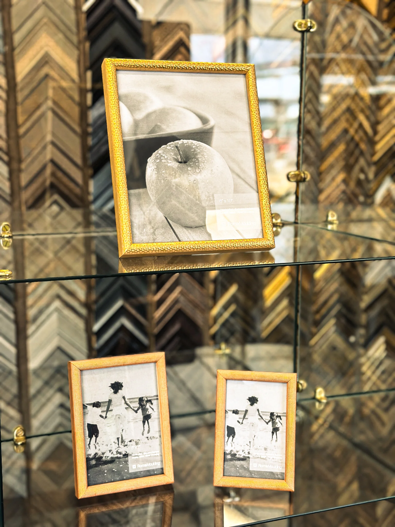 Hand-Gilded 22K Gold Leaf Masterpiece Frame