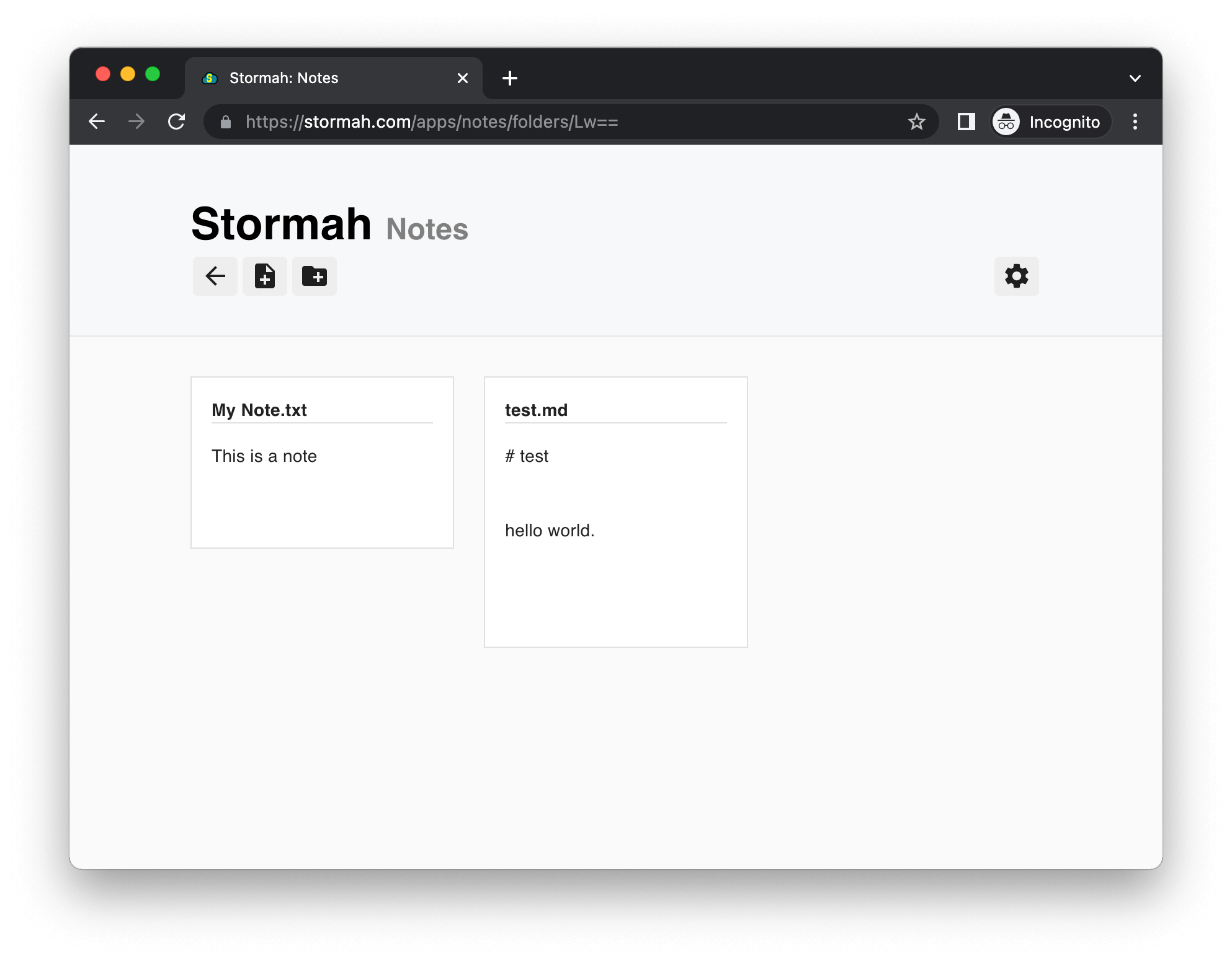 Stormah: Own Your Data