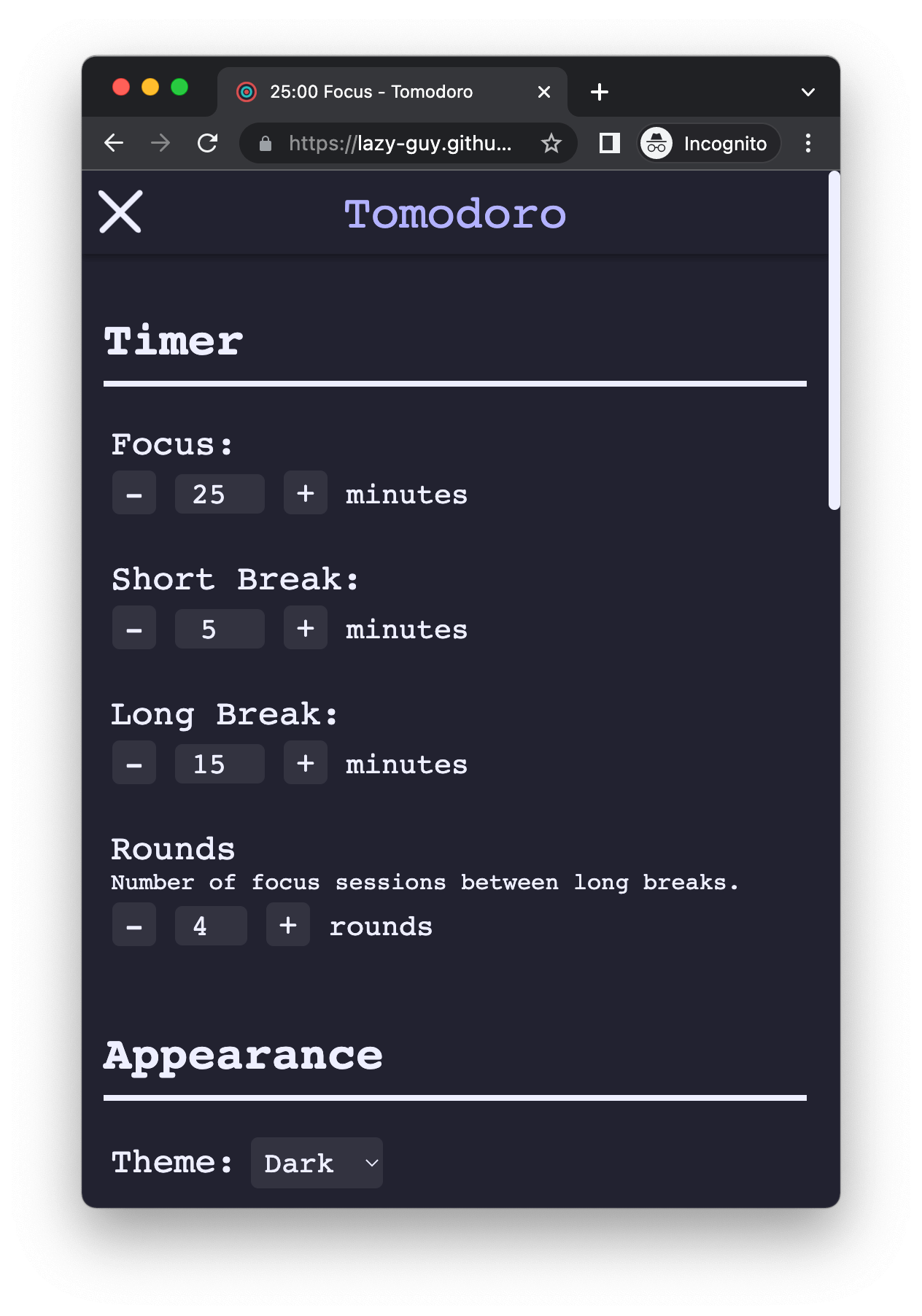 Tomodoro